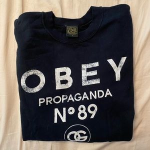 Obey Propaganda Sweatshirt Crewneck Size M